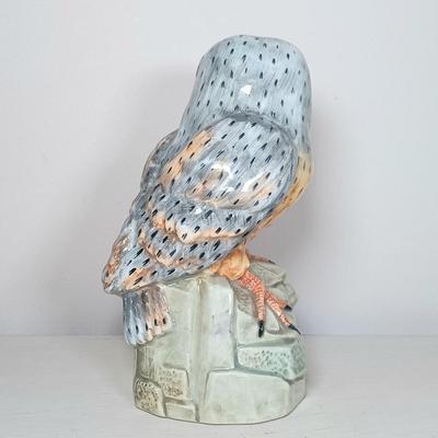 LOT 48: Ceramic and Wood Owls, Lotus Heart Vase & Soapstone Candle Holder