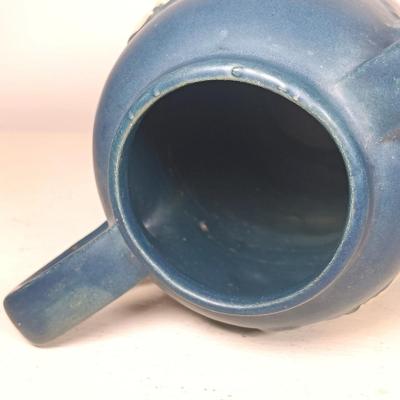 LOT 144: Roseville Pottery Wild White Rose Two-Handled Vase