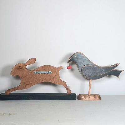 LOT 149: Collection of Country Primitive Wooden Art