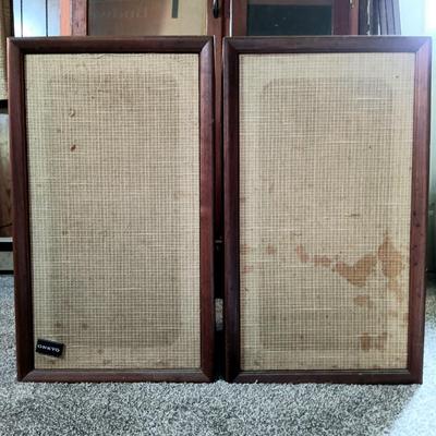 LOT 154: For Parts - Vintage Onkyo Model-20 Speakers