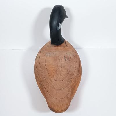 LOT 160: Vintage 1968 Signed (J.C. Schmid) Handmade Wooden Duck
