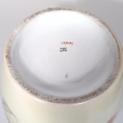 LOT 161: B & Co. France Painted Floral Vase Signed L.M. Berg