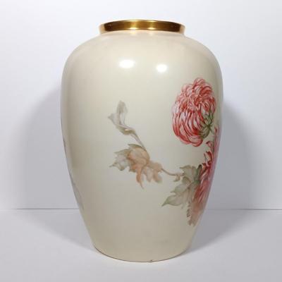 LOT 161: B & Co. France Painted Floral Vase Signed L.M. Berg
