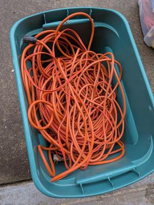 Outdoor Extension Cords Lot 1
