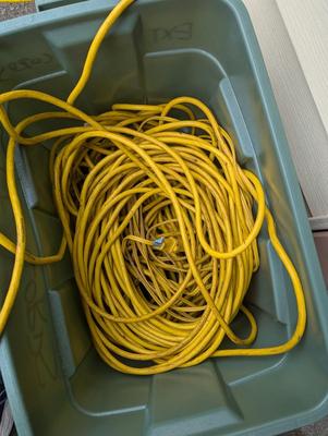 Pair Of Yellow Jacket Extension Cords Lot 2