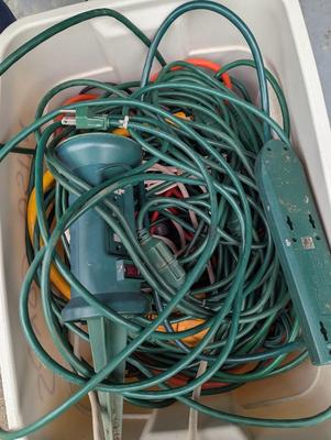 Outdoor Extension Cords Lot 4