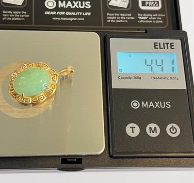 14k Gold Necklace w Pendant - 7.43 Grams