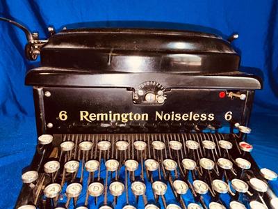 ANTIQUE 1920’S REMINGTON NOISELESS MODEL #6 TYPEWRITER
