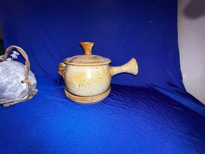 HAND MADE CLAY POTTERY AND STONEWARE POT