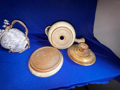 HAND MADE CLAY POTTERY AND STONEWARE POT