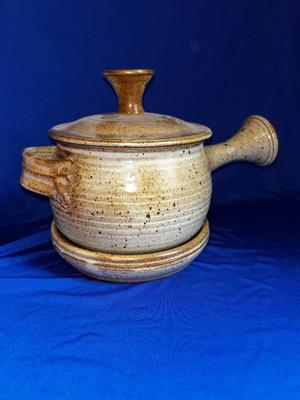 HAND MADE CLAY POTTERY AND STONEWARE POT