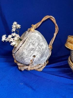 HAND MADE CLAY POTTERY AND STONEWARE POT