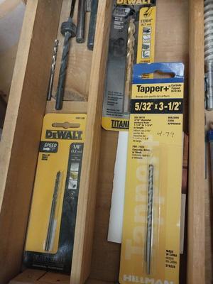 MOSTLY NEW DRILLBITS