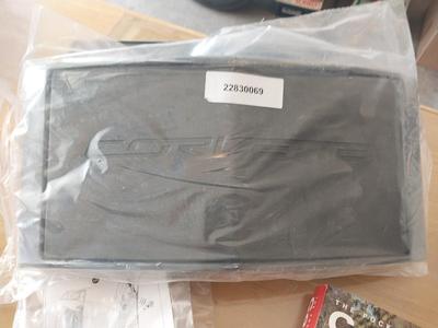 CORVETTE LICENSE PLATE HOLDER-BRA- HARDBACK BOOK