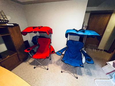 OUTDOOR CHAIRS WITH CANOPIES THAT TRANSFORMS TO BACKPACKS