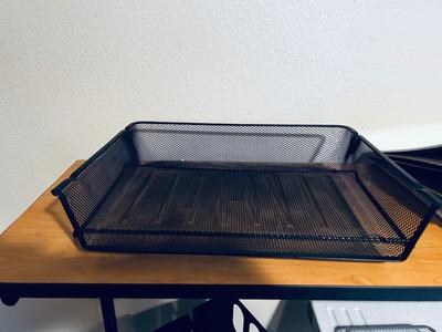 MICROSOFT WIRELESS KEYBOARD, BELKIN ROUTER, TIMEX WALL CLOCK AND OFFICE SUPPLIES