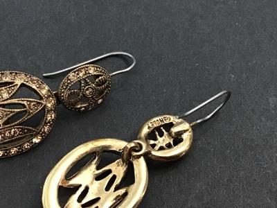 Diamanté Monet Statement Earrings