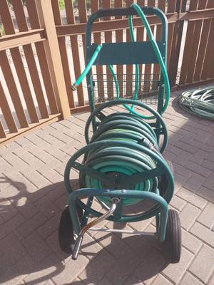 HOSE CART WITH 100' PLUS HOSE