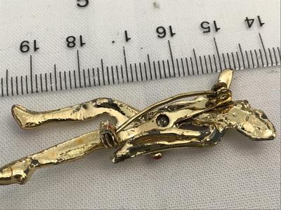 Vintage Enamel Band Baton Brooch