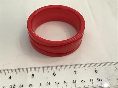 Wide Red Bangle