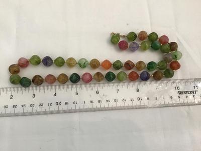 Faux Beaded Necklace Vintage