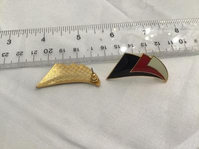 Vintage Enamel Earrings