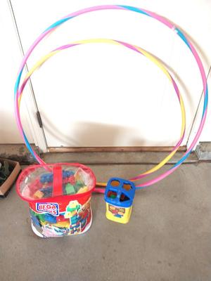 HULU HOOPS AND MEGA BLOCKS