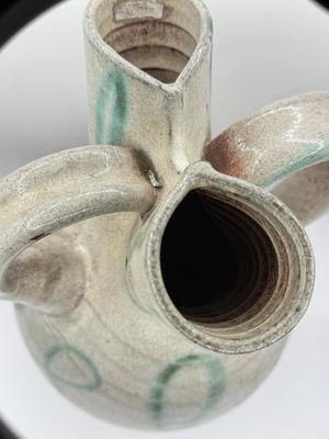 LOT 2L: MCM/Vintage French Signed Accolay Studio Pottery Pitcher/Ewer