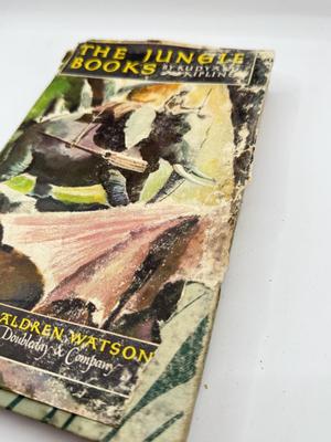 LOT 3L: 1923 Fairy Tales That Never Grow Old Bright Colorful Illustrations Watty Piper/The Jungle Books Volume I by Rudyard Kipling HC/DJ...