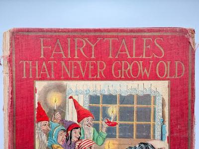 LOT 3L: 1923 Fairy Tales That Never Grow Old Bright Colorful Illustrations Watty Piper/The Jungle Books Volume I by Rudyard Kipling HC/DJ...