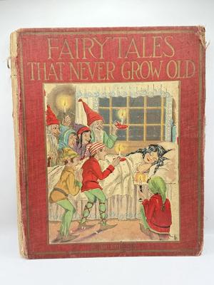 LOT 3L: 1923 Fairy Tales That Never Grow Old Bright Colorful Illustrations Watty Piper/The Jungle Books Volume I by Rudyard Kipling HC/DJ...