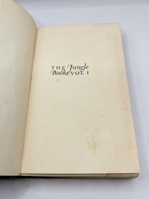 LOT 3L: 1923 Fairy Tales That Never Grow Old Bright Colorful Illustrations Watty Piper/The Jungle Books Volume I by Rudyard Kipling HC/DJ...