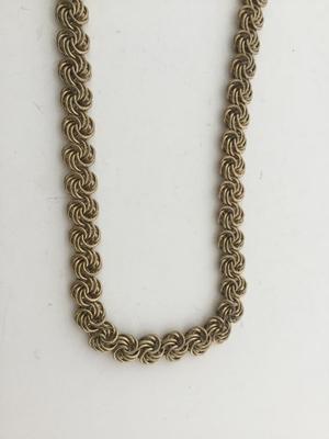Erwin pearl. Marked gold tone fashion necklace