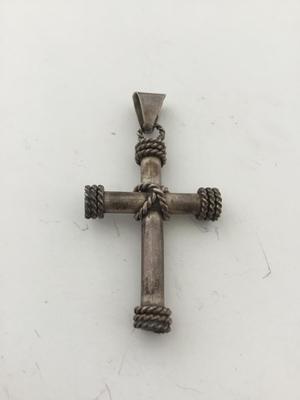 Marked cross necklace pendant