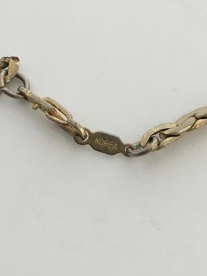 Korea 14k GP marked chain gold necklace