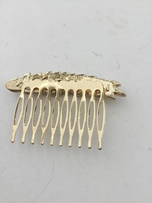 Gold tone vintage hair accessories