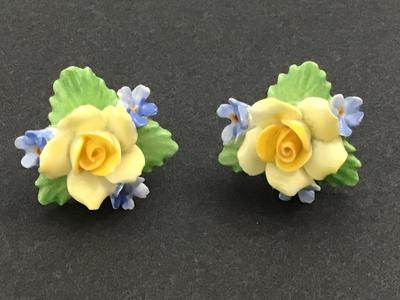Denton England clip on Earrings