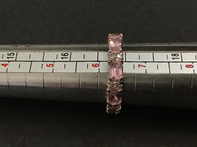Dainty Crystal Pink Ring Fashion
