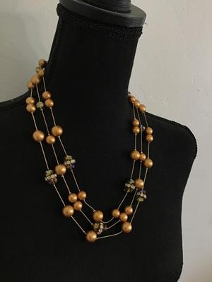 Coldwater Creek Beatiful Multi Strand Fashion Necklace