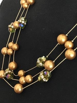 Coldwater Creek Beatiful Multi Strand Fashion Necklace