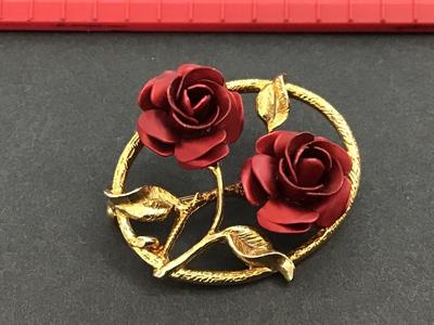 Velvet Rose Brooch