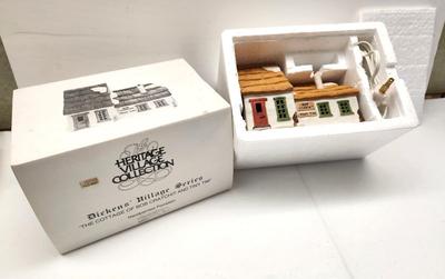 Lot #11 Dept 56 Village "Cottage of Bob Crachit and Tiny Tim" - original box