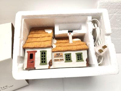 Lot #11 Dept 56 Village "Cottage of Bob Crachit and Tiny Tim" - original box