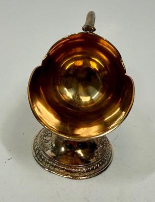 Vintage Raimond Silver Plat Sugar Scuttle Japan Gold Ornate Floral