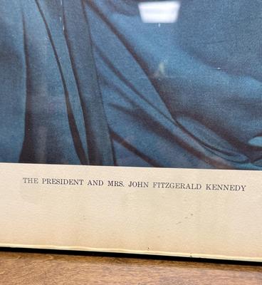 Vintage President John Kennedy and Jacqueline Kennedy Poster By Yousuf Karsh of Ottawa