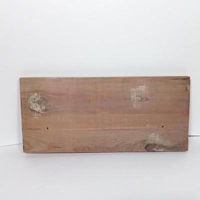 LOT 271: Watercolor by LiLo, Wood Art 'Lighthouse and Seagull', Shadow Box Containing Shells & More