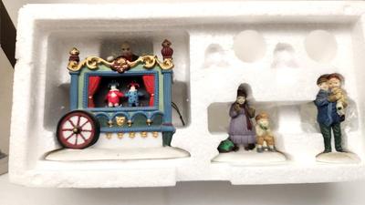 Lot #24 Dept 56 Heritage Village "The Olde Puppeteer) Accessory in Box
