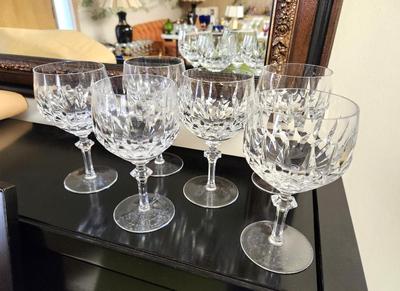Lot #28 Lot of 6 Gorham Crystal Goblets