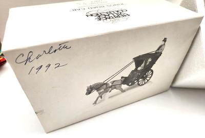 Lot #29 Dept 56 Village Accessory - King's Road Cab - original box
