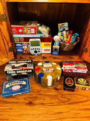 PUZZLES, CARDS, LETS GO PLAY BINGO AND MORE!